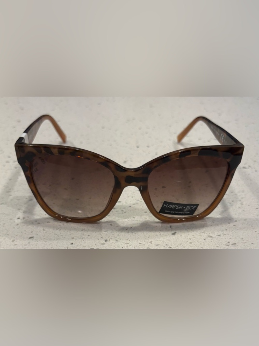 Harper Tortoise Cat-Eye Sunglasses with Brown Gradient Lenses